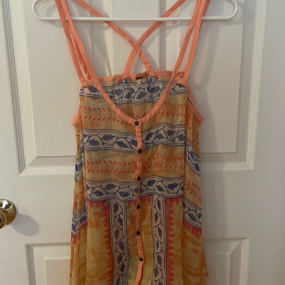 Free people sleeveless blouse
